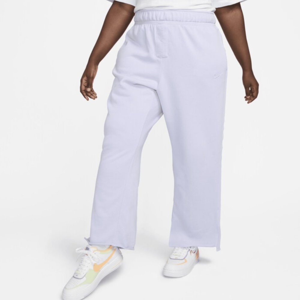 NWT Nike Women's High-Waisted Wide-Leg French Terry Pants sz XL 16-18